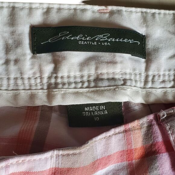 EDDIE Bauer SIZE 10 MADRAS PRINT SIZE 10. - Picture 2 of 6